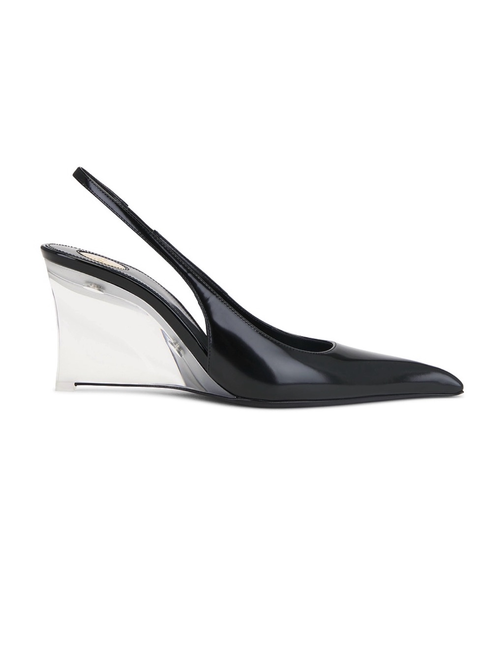Saint Laurent Miller Wedge Pump In Nero
